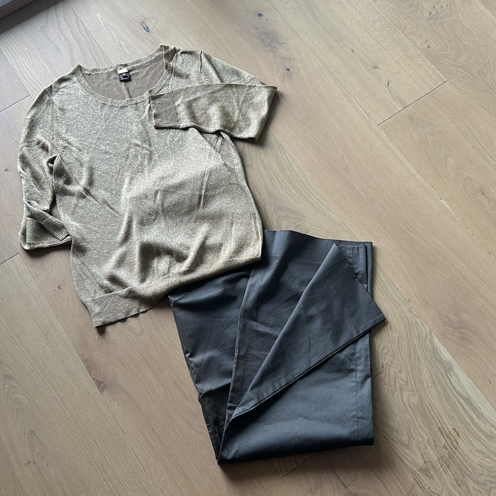 GIORGIO ARMANI brown trousers